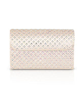 Badgley Mischka Anna Edwardian Crystal Pattern Embellished Clutch Black | Women Evening Bags