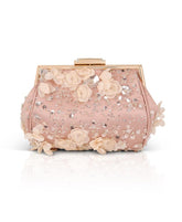 Badgley Mischka Bea Couture Clutch Rose | Women Evening Bags