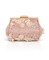 Badgley Mischka Bea Couture Clutch Rose | Women Evening Bags