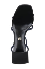 Badgley Mischka Brisa Low Block Heeled Sandal Black | Women Block Heels