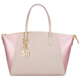 Badgley Mischka Caroline Vegan Leather Tote Weekender Travel Bag Pink | Women Travel