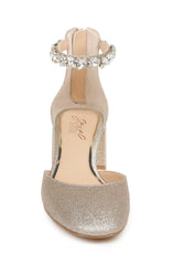 Badgley Mischka Cathleen Champagne | Women Block Heels
