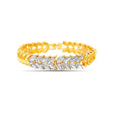Badgley Mischka Crystal Stone Leaf Bracelet | Women Fashion Jewelry