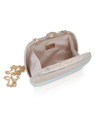 Badgley Mischka Eden Crystal Aurelias Borealis Clutch Lilac | Women Evening Bags