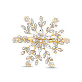 Badgley Mischka Floral Starburst Clip | Women Hair Accessories