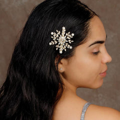 Badgley Mischka Floral Starburst Clip | Women Hair Accessories