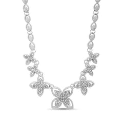 Badgley Mischka Floral Statement Necklace | Women Fashion Jewelry