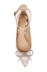 Badgley Mischka Geranium Kitten Heel Pump Black | Women Kitten Heel