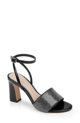 Badgley Mischka Hattie Block Heel Sandal With Ankle Strap Black | Women Best Sellers