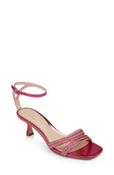 Badgley Mischka Hayzel Metallic Kitten Heel Sandal Gold | Women Kitten Heel