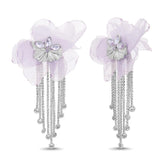 Badgley Mischka Hypnotizing Flower Chandelier Earrings | Women Fashion Jewelry