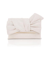 Badgley Mischka Isabella Knotted Envelope Clutch Champagne | Women Evening Bags