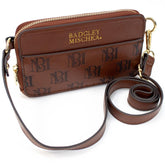 Badgley Mischka Madalyn Vegan Leather Pouch Belt Bag Brown | Women Travel