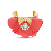 Badgley Mischka Mesmerizing Floral Cuff Bracelet | Women Fashion Jewelry