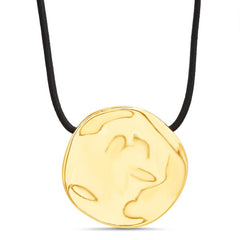 Badgley Mischka Molten Disc Cord Necklace | Women Fashion Jewelry