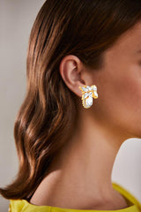 Badgley Mischka Navette And Teardrop Stud Earrings | Women Fashion Jewelry