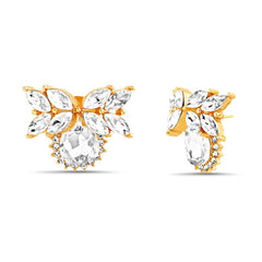 Badgley Mischka Navette And Teardrop Stud Earrings | Women Fashion Jewelry