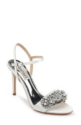 Badgley Mischka Odelia Embellished Evening Shoe Black | Women Stiletto