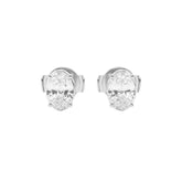 Badgley Mischka Oval Diamond Stud Earrings | Women Diamonds