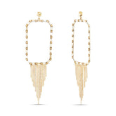 Badgley Mischka Oversized Rectangle Statement Earrings | Women Fashion Jewelry