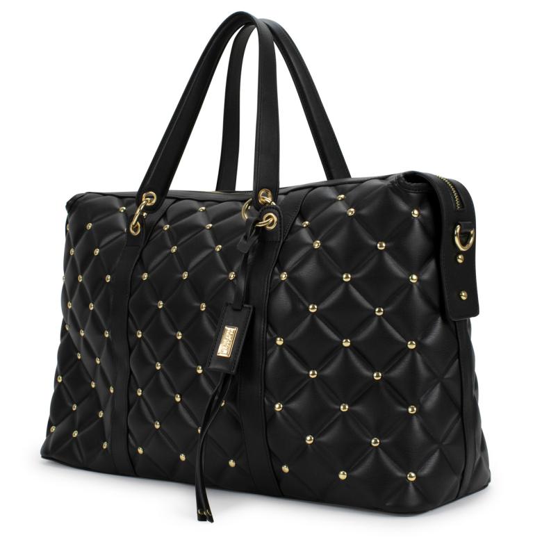 Badgley Mischka Quilted Weekender Tote Bag | Women Travel