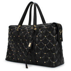 Badgley Mischka Quilted Weekender Tote Bag | Women Travel