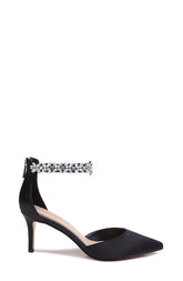 Badgley Mischka Raleigh Pointed Toe Kitten D'Orsay From Jewel Black | Women Kitten Heel