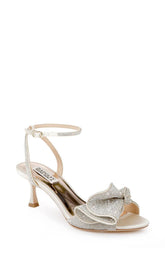 Badgley Mischka Remi Statement Kitten Heel Ivory | Women Best Sellers