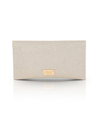 Badgley Mischka Sarah Envelope Clutch With Crystal Brooch Black | Women Evening Bags