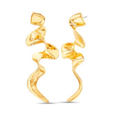 Badgley Mischka Spiral Metal Statement Earrings | Women Fashion Jewelry
