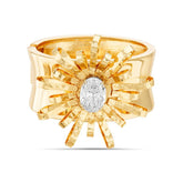 Badgley Mischka Sunburst Floral Cuff Bracelet | Women Fashion Jewelry