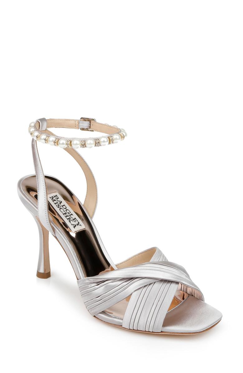 Badgley Mischka Tawny Twist Front Sandal Soft Lavender | Women Stiletto