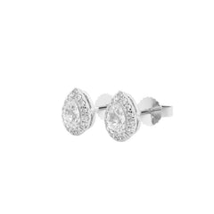 Badgley Mischka Teardrop Sparkle Stud Earrings | Women Diamonds