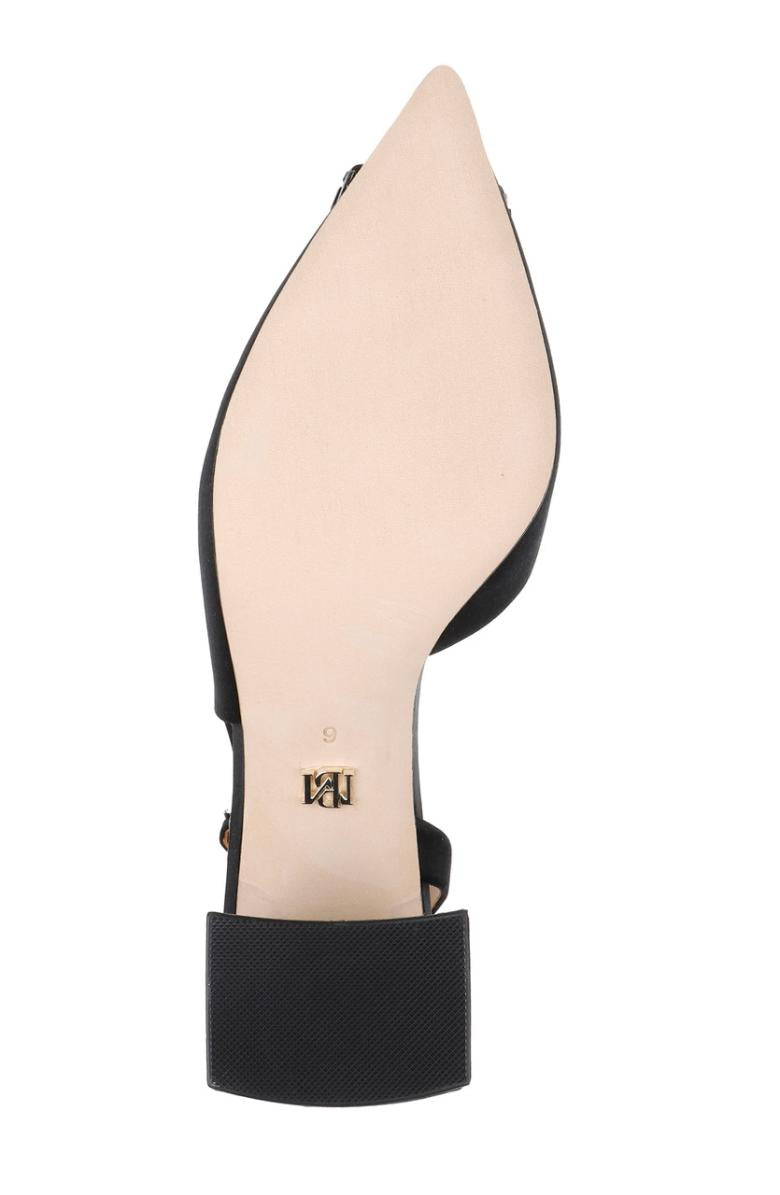 Badgley Mischka Adaline Slingback Block Heels Black | Women Block Heels