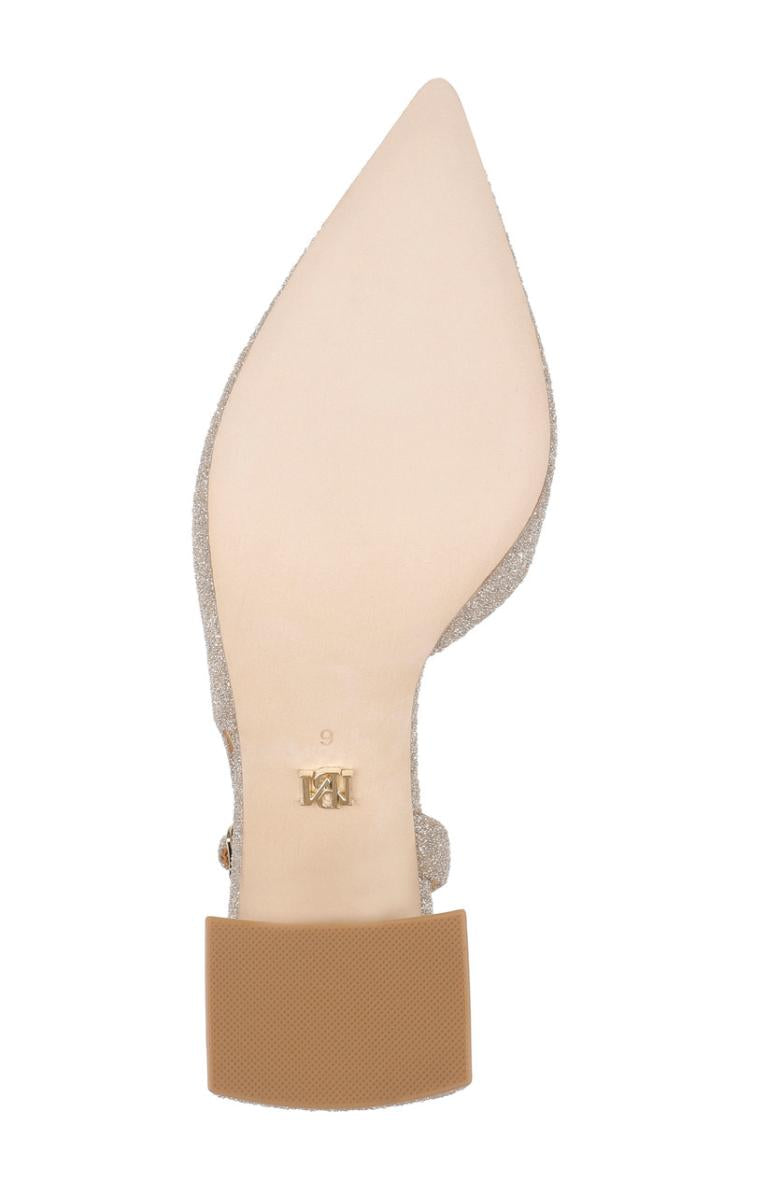 Badgley Mischka Adaline Slingback Block Heels Black | Women Block Heels