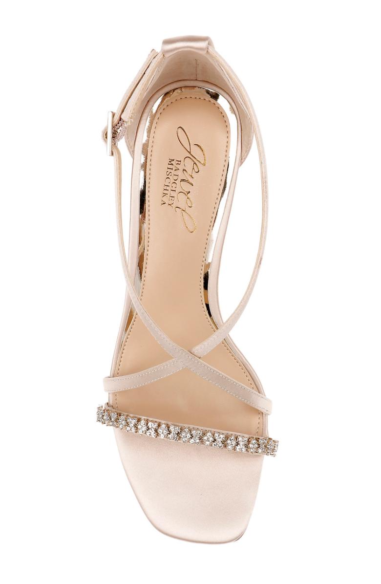 Badgley Mischka Adelynn Perfect Simplicity Wedge Heel Light Gold | Women Wedge