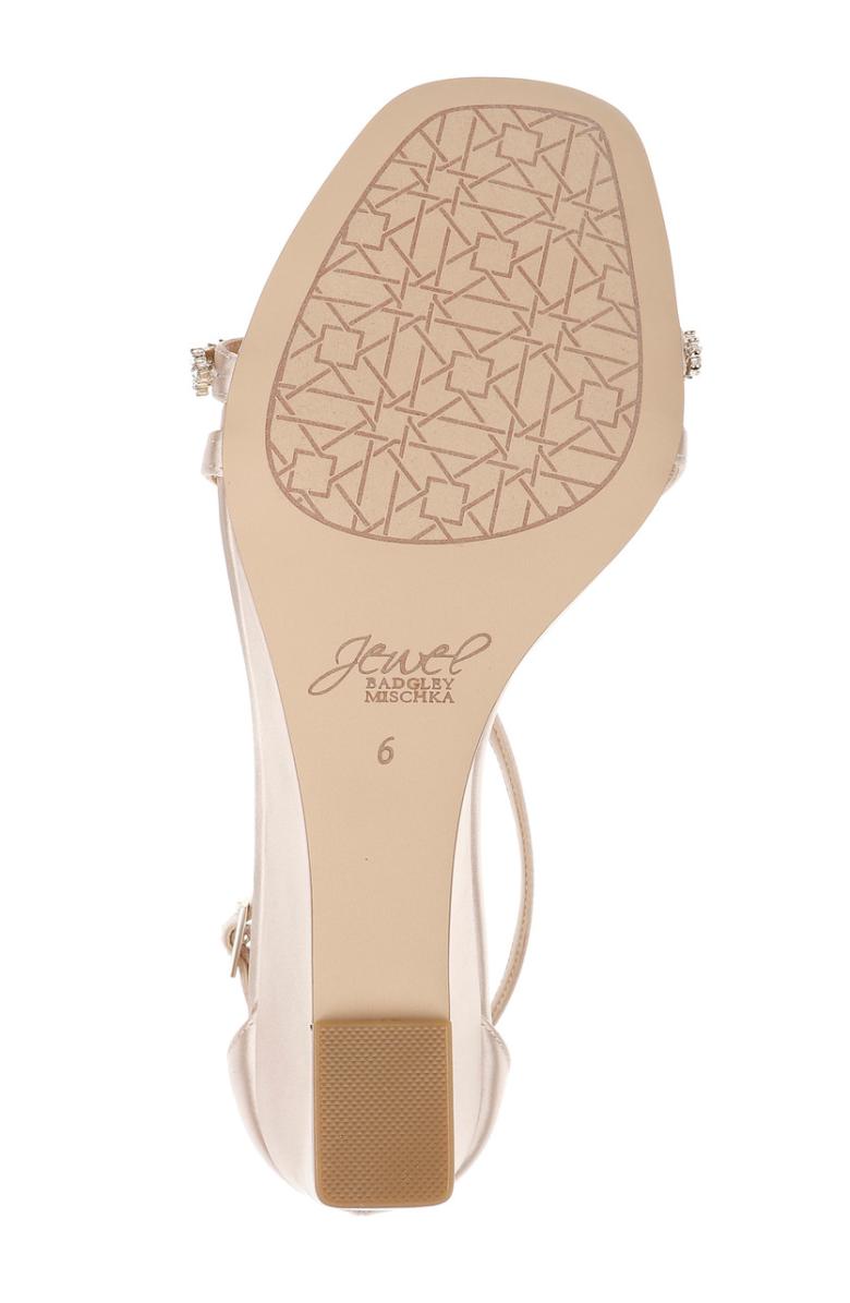 Badgley Mischka Adelynn Perfect Simplicity Wedge Heel Light Gold | Women Wedge