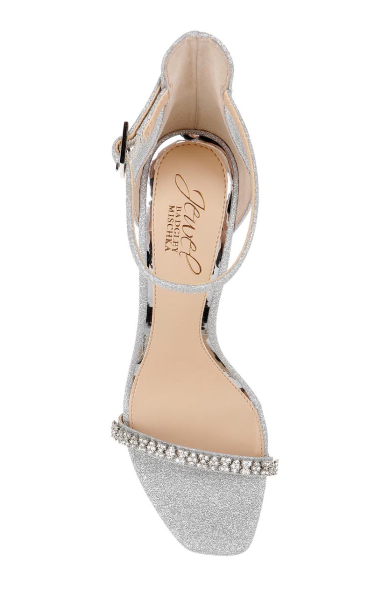 Badgley Mischka Adriane Perfect Simplicity Stiletto Silver | Women Stiletto