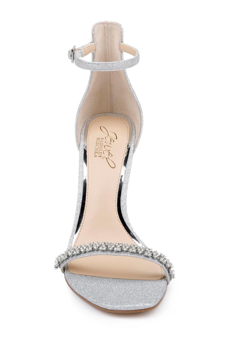 Badgley Mischka Adriane Perfect Simplicity Stiletto Silver | Women Stiletto