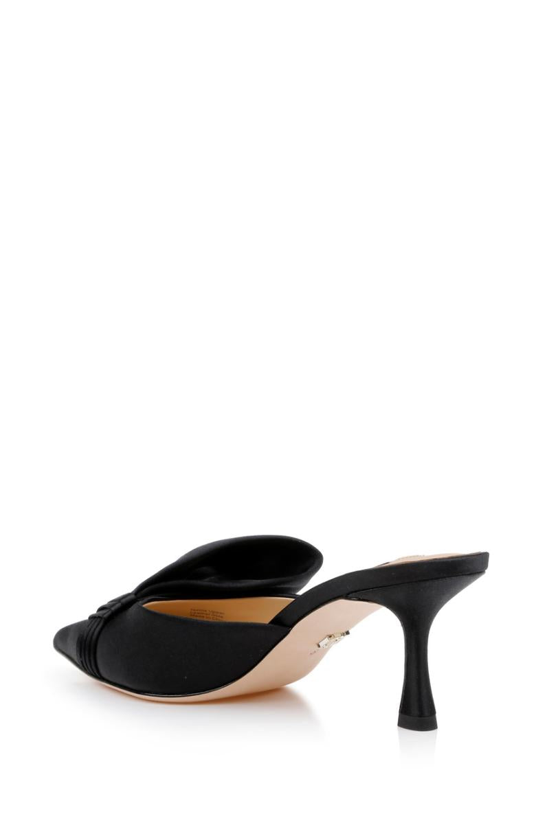 Badgley Mischka Alaya Pointed Toe Mules Black | Women Kitten Heel