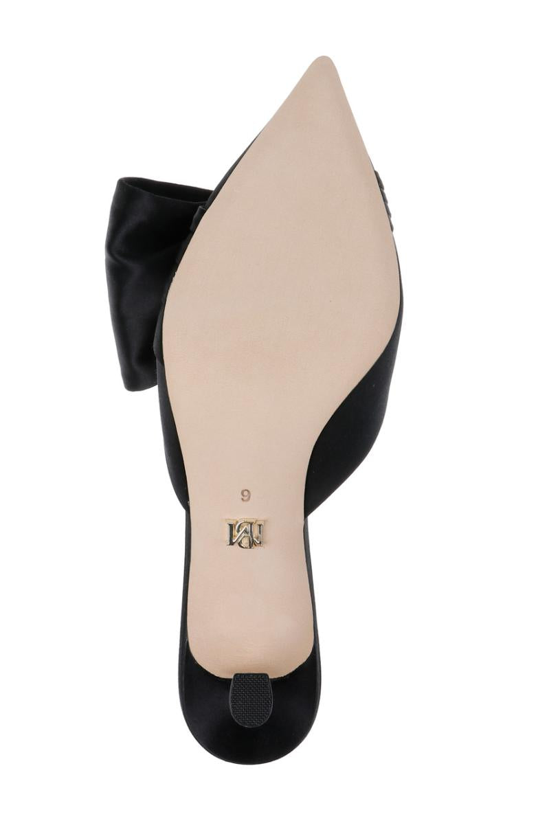 Badgley Mischka Alaya Pointed Toe Mules Black | Women Kitten Heel