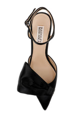 Badgley Mischka Alease Pointed Toe Block Heels Black | Women Block Heels
