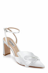 Badgley Mischka Alease Pointed Toe Block Heels Black | Women Block Heels