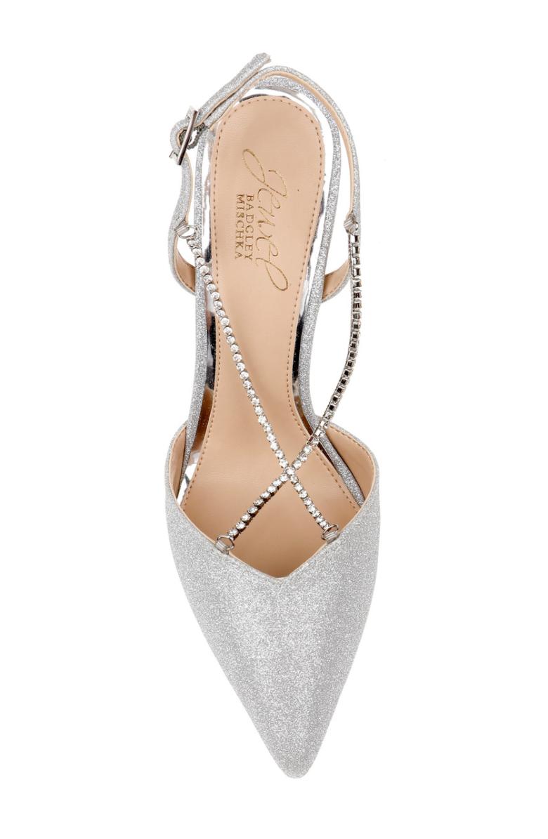Badgley Mischka Alegria Pointed Toe Stiletto Light Gold | Women Stiletto