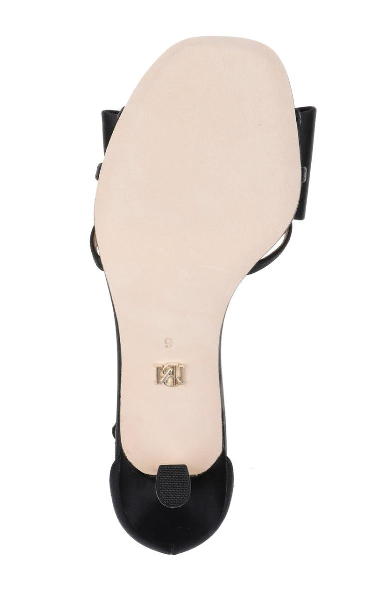 Badgley Mischka Alysha Open Toe Kitten Heels Black | Women Kitten Heel