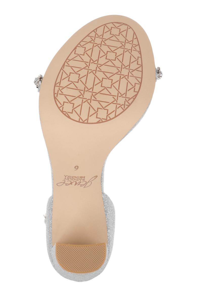 Badgley Mischka Alyssa Block Heel Sandals Light Gold | Women Block Heels