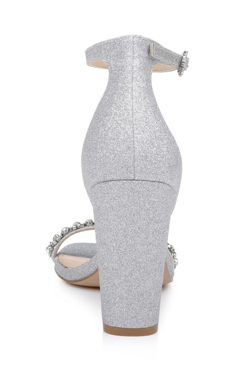 Badgley Mischka Alyssa Block Heel Sandals Light Gold | Women Block Heels