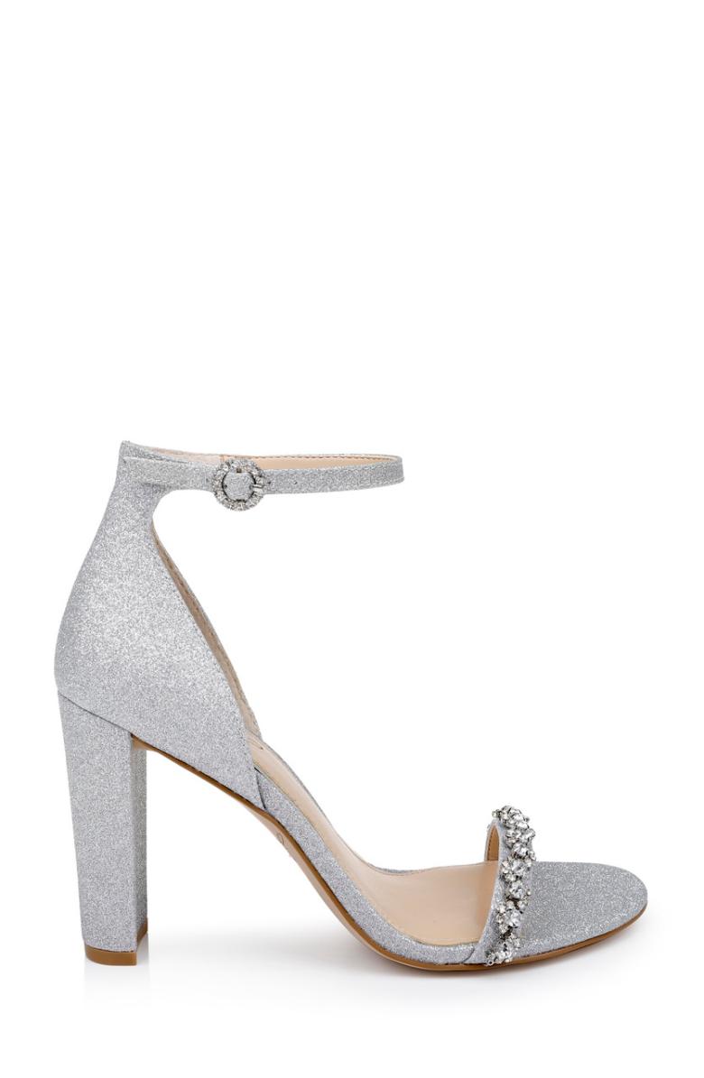 Badgley Mischka Alyssa Block Heel Sandals Light Gold | Women Block Heels