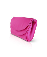 Badgley Mischka Amelia Double Flap Satin Clutch Black | Women Evening Bags