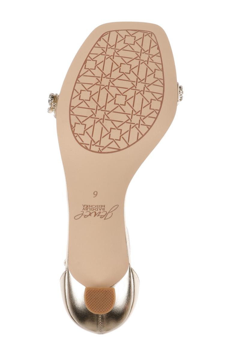 Badgley Mischka Angel Sassy Kitten Heel Light Gold | Women Kitten Heel
